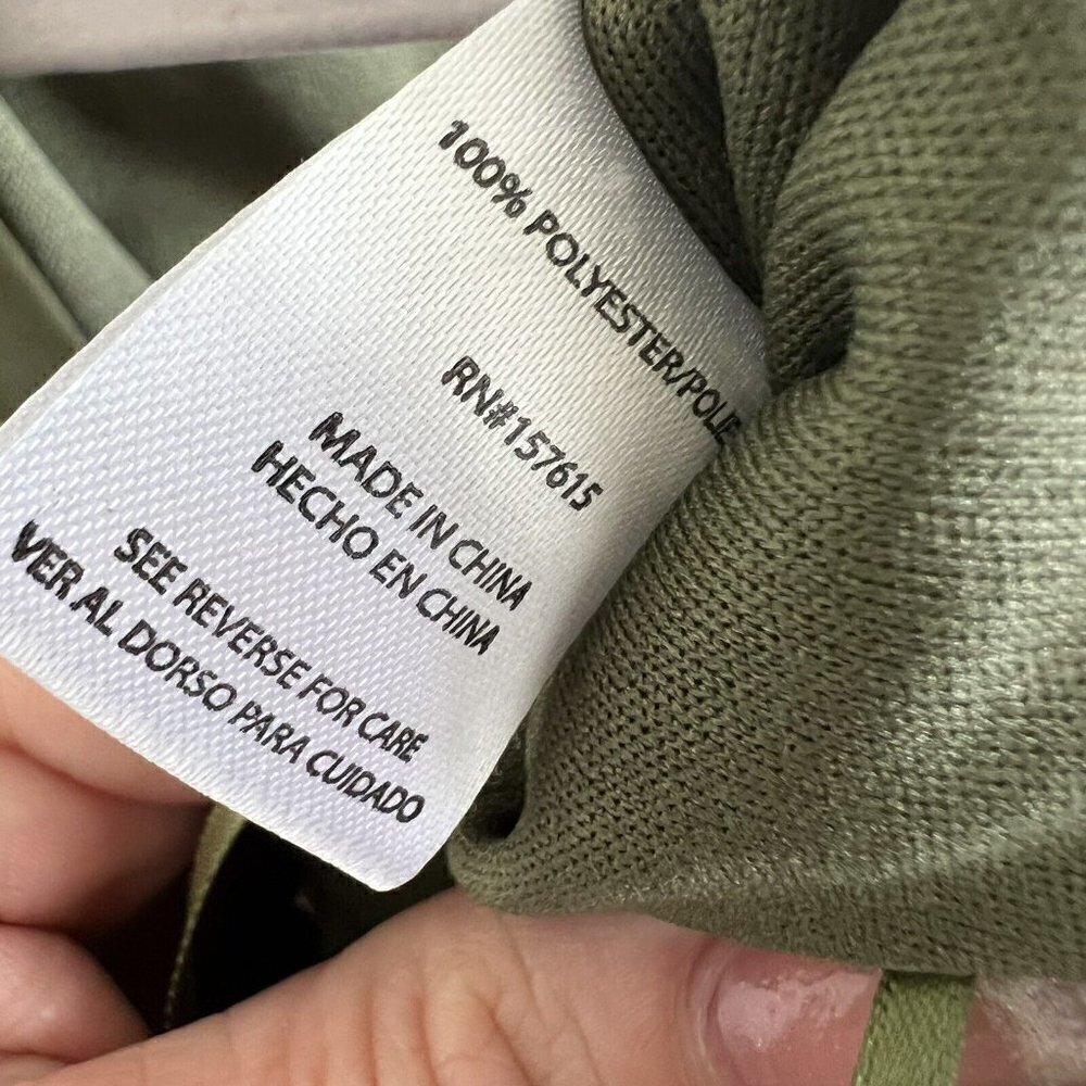 NEW Tahari Jumpsuit Green Size 2 wide leg palazzo olive NWT - Picture 8 of 8